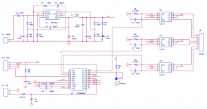 Reversed schematic of the controller NOTE: Not all the numbers correlate to the actual PCB